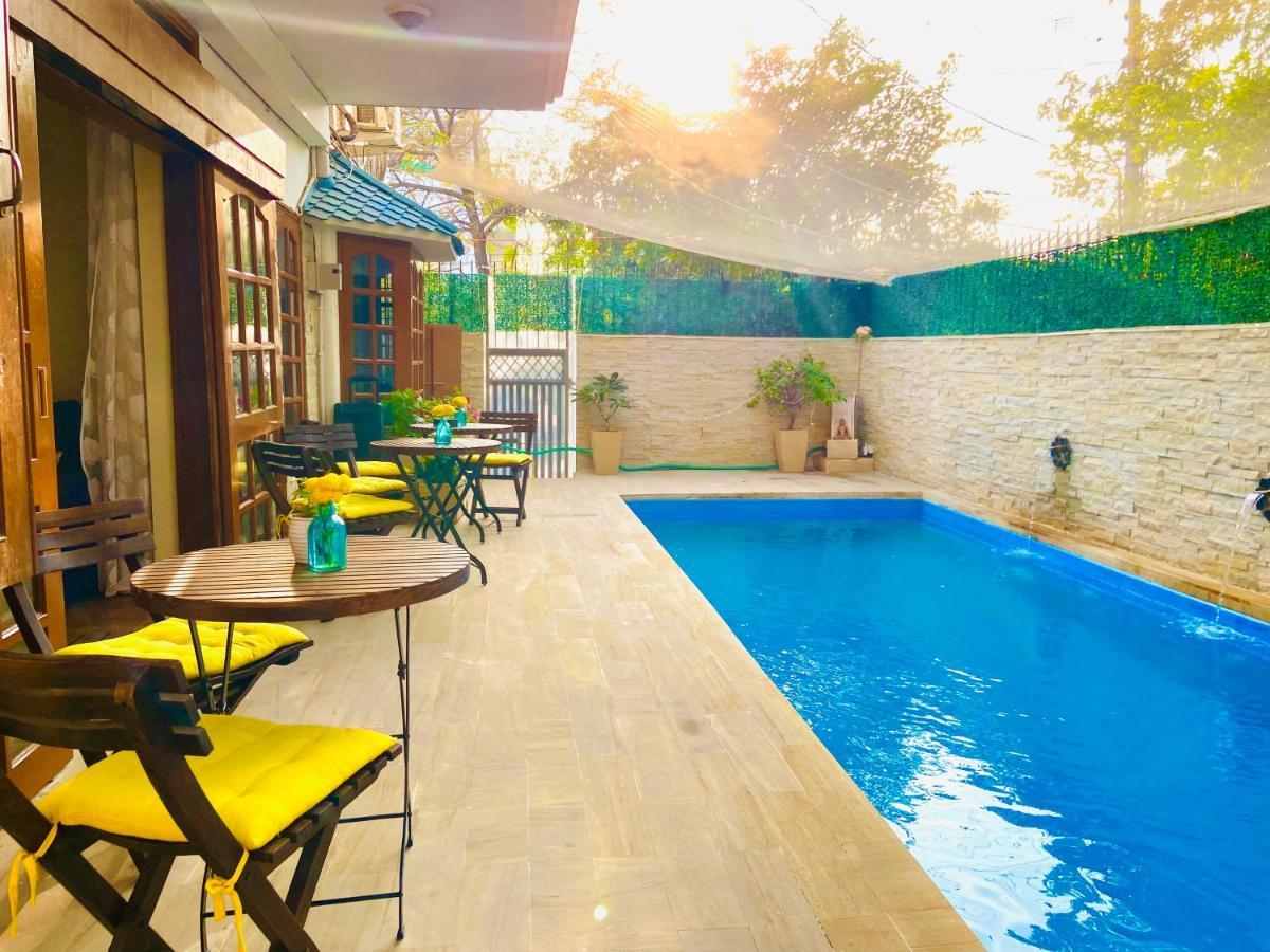 Roshani Pool Villa Gurgaon - 7Br #Privatepool #Villa #Bungalow #Garden #Staycation المظهر الخارجي الصورة
